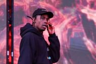 Travis Scott on stage at the Leeds Festival 2018 - Day Two (Image via Getty)